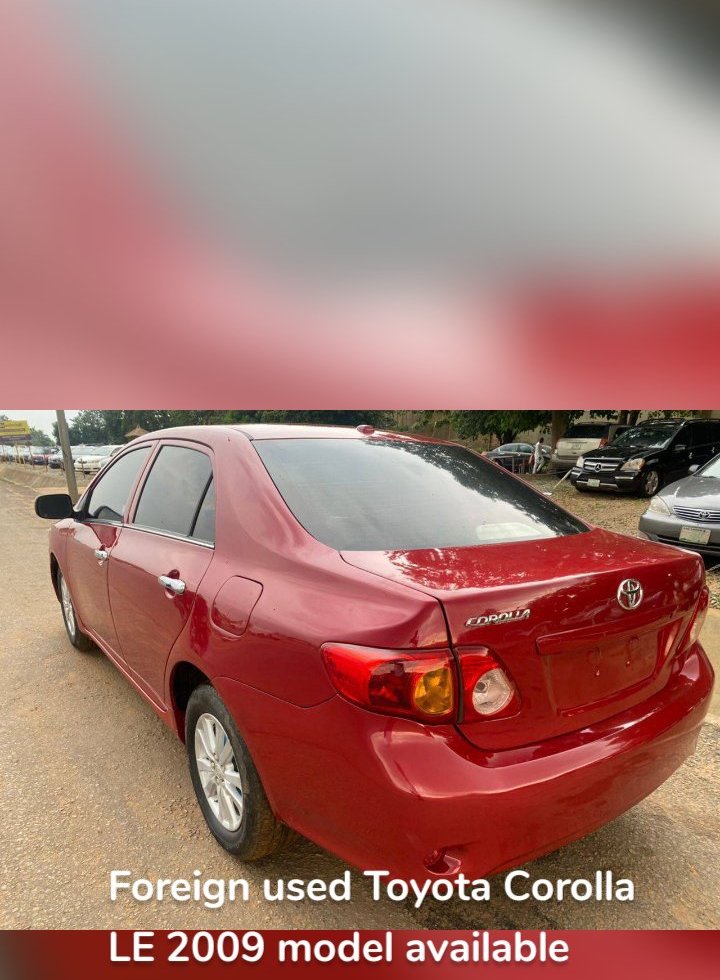 Foreign used Toyota Corolla LE 2009 model available Full option